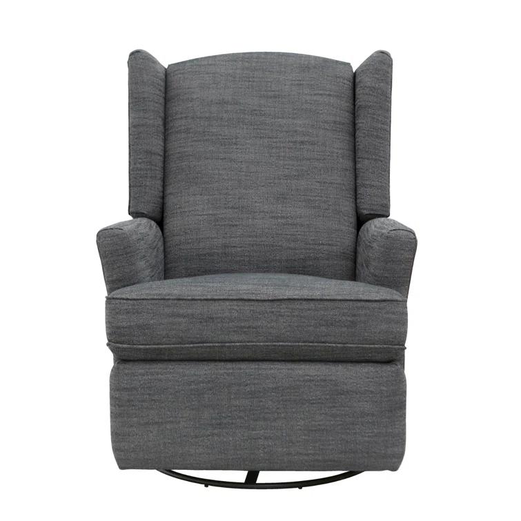 Heming Wingback Recliner Nursery Glider